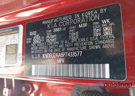 2023 Kia Seltos S from USA, damaged, VIN KNDEU2AA6P7433577